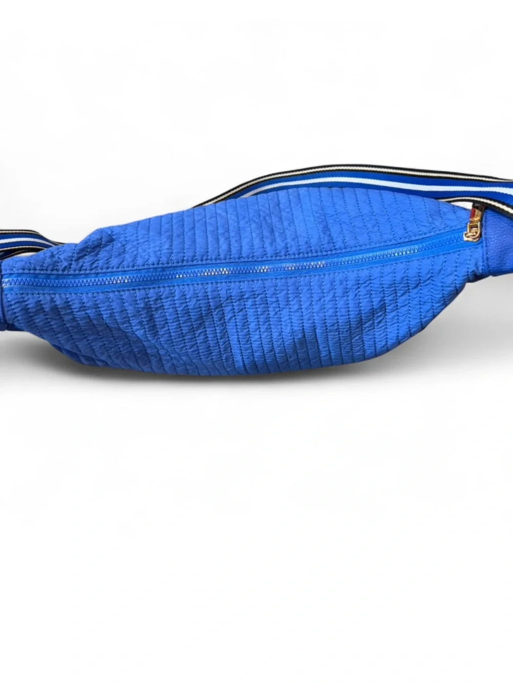 Shiraleah Ezra Ultramarine‎ Blue Large Quilted Crossbody Bag